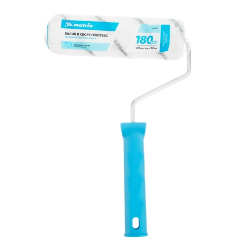 Валик "Грейтекс", 180 мм, ворс 12 мм, D 36 мм, D ручки 6 мм, полиакрил Matrix купить в Москве с доставкой по всей России | ProtosMarket.ru