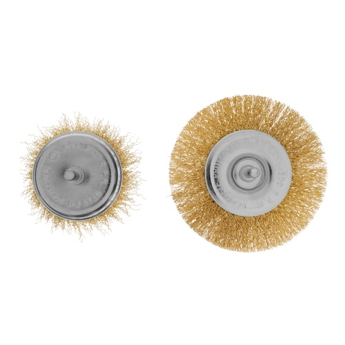 Набор щеток для дрели, 2 шт, 1 плоская, 100 мм, 1 "чашка", 75 мм, со шпильками Matrix купить в Москве с доставкой по всей России | ProtosMarket.ru