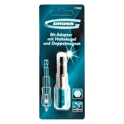 Адаптер для бит с держателем и двойным магнитом, 1/4 Gross купить в Москве с доставкой по всей России | ProtosMarket.ru