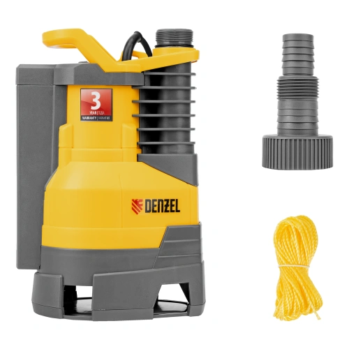 Дренажный насос DPХ450, 450 Вт, подъем 5 м, 9000 л/ч Denzel по ценам производителя в Москве с доставкой по всей России